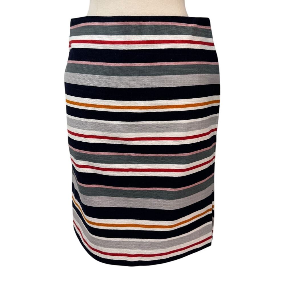 LOFT OUTLET Striped Skirt Sz Petite 10P